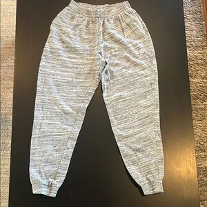 PINK Victoria's Secret Gray Jogger Sweatpants with Elastic Cuffs